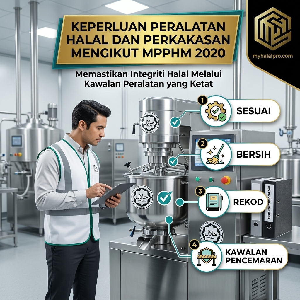 Keperluan Peralatan Halal dan Perkakasan Mengikut MPPHM 2020