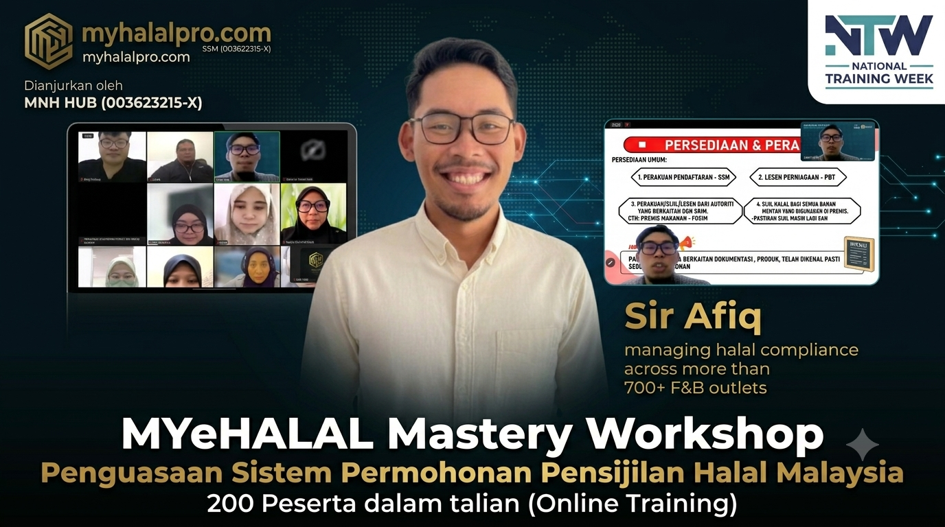 MYeHALAL Mastery Workshop Berjaya Himpunkan Lebih 200 Peserta
